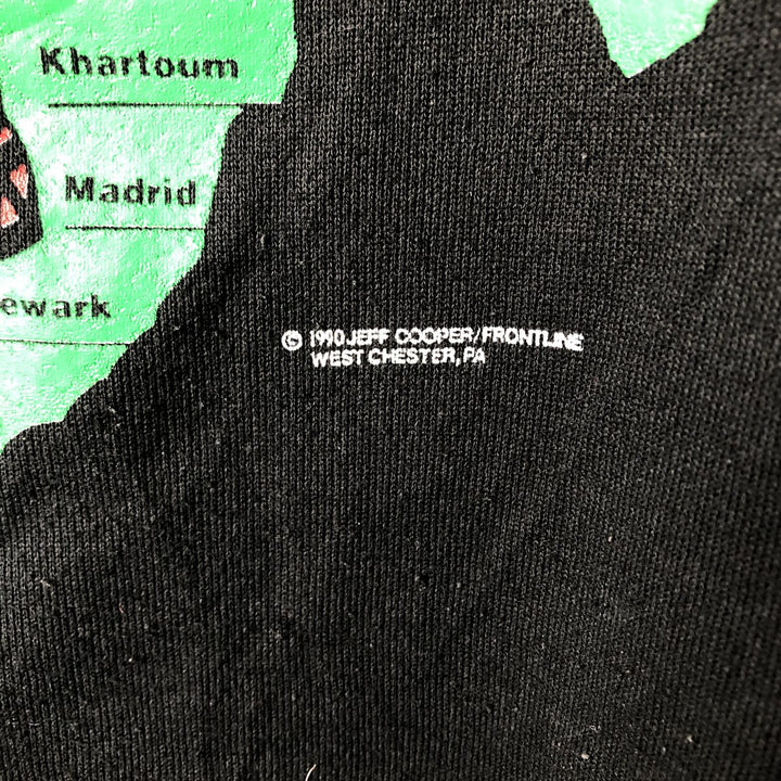 Vintage 90'S Hanes Classics printed sweatshirt, Made in USA, Men's Size L cotton black type Vintage Second Hand