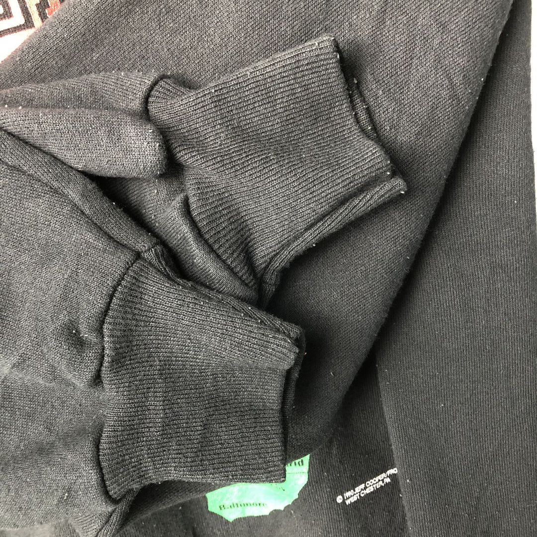 Vintage 90'S Hanes Classics printed sweatshirt, Made in USA, Men's Size L cotton black type Vintage Second Hand