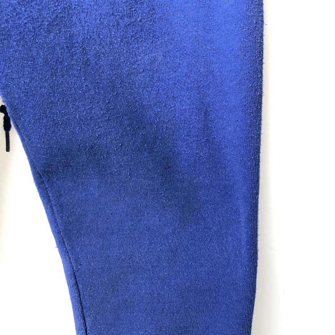 90'S Lee Sweatshirt Full Zip Hoodie, Made in USA, Men's Size L cotton blue type Vintage Second Hand