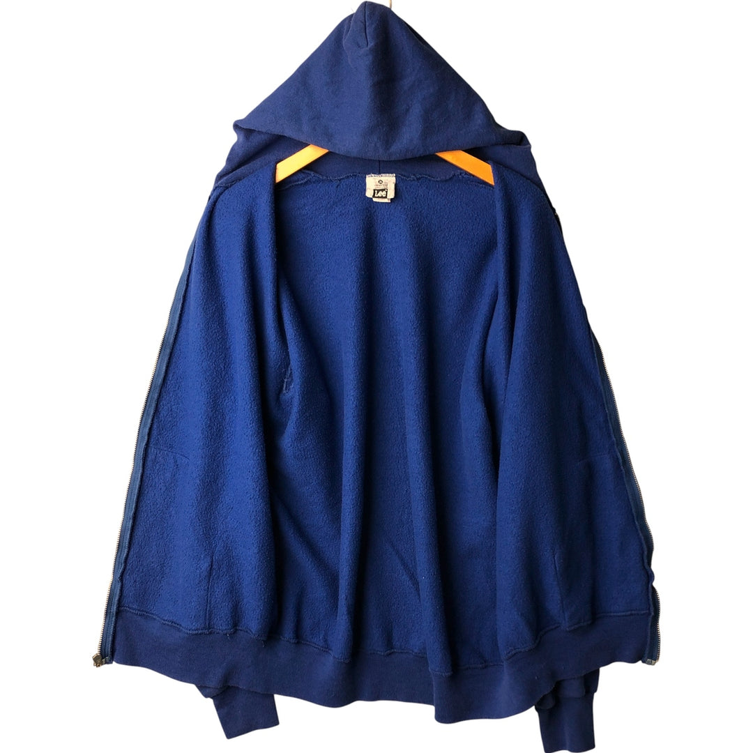 Vintage 90'S Lee blank sweatshirt, made in the USA, size XL, men's. cotton blue type Vintage Second Hand