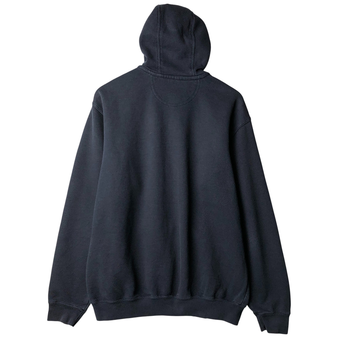 Carhartt ORIGINAL FIT sweat full zip hoodie, men's size M cotton navy blue type Vintage Second Hand