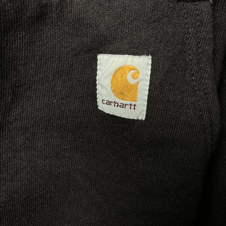 Carhartt Sweat Full Zip Hoodie Men's XL cotton black type Vintage Second Hand