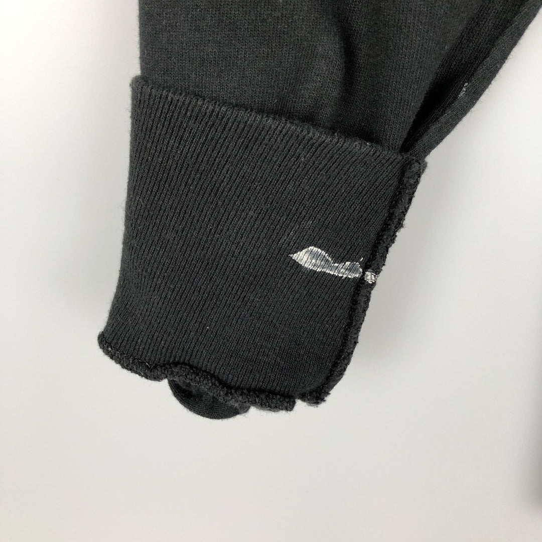 Fruit of the Loom Long Sleeve Band T-Shirt, Made in USA, Men's Size Medium cotton black type Vintage Second Hand