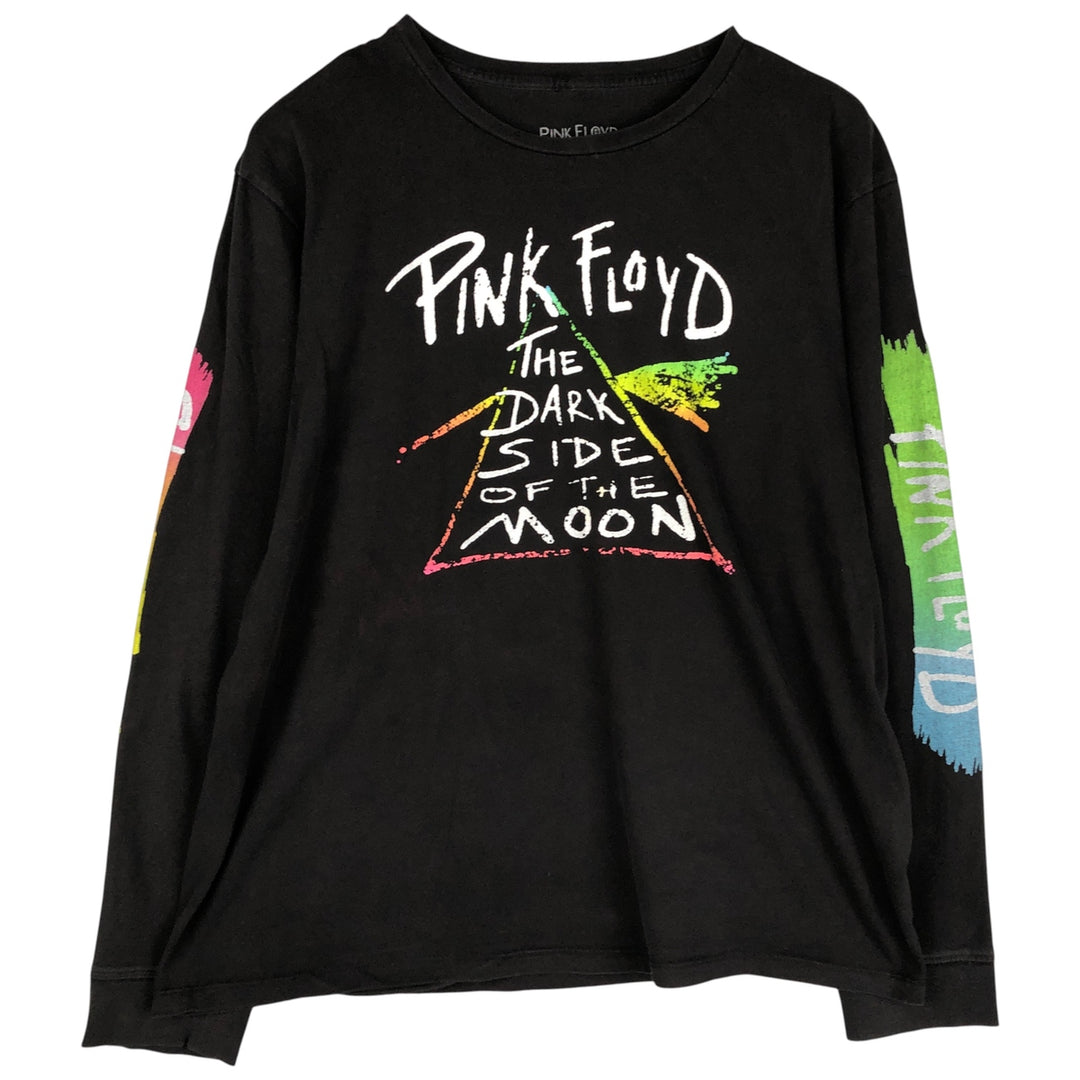 PINK FLOYD Pink Floyd Rock Long T-Shirt Band Tee Men's XL cotton black type Vintage Second Hand
