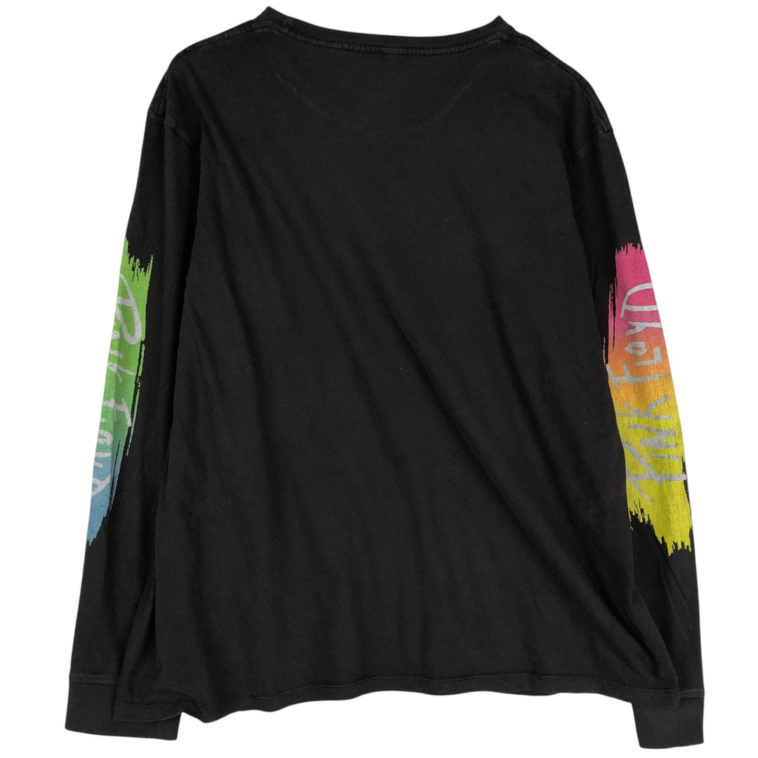 PINK FLOYD Pink Floyd Rock Long T-Shirt Band Tee Men's XL cotton black type Vintage Second Hand
