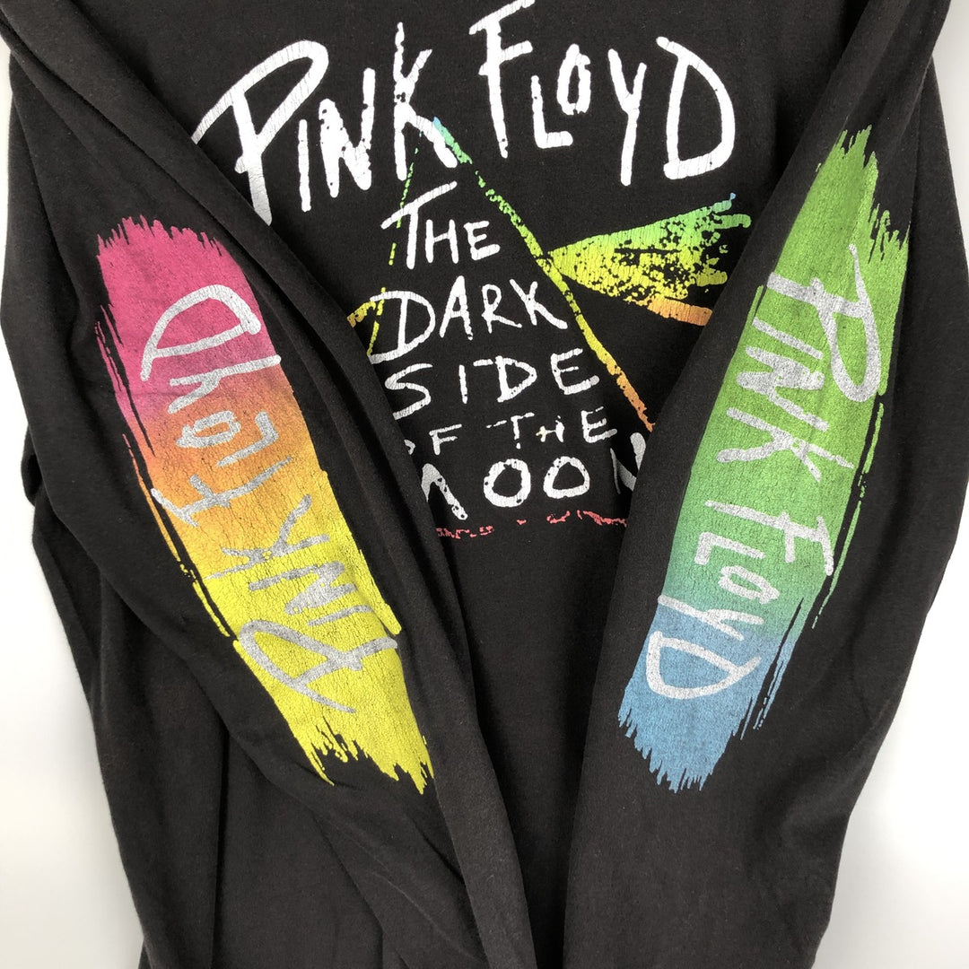 PINK FLOYD Pink Floyd Rock Long T-Shirt Band Tee Men's XL cotton black type Vintage Second Hand