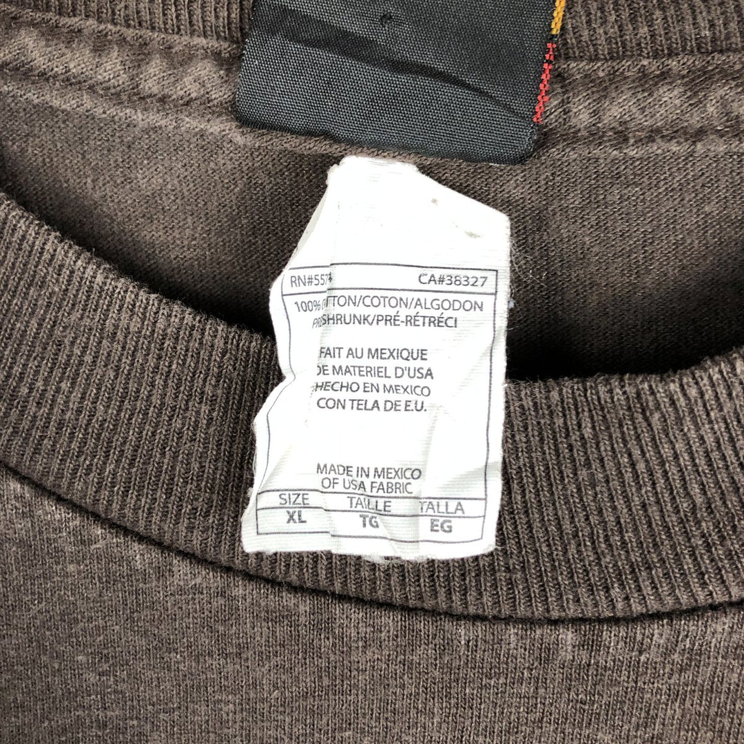 90s-00'S Disney THE LION KING Long Sleeve T-Shirt, Men's XL, Vintage cotton brown type Vintage Second Hand