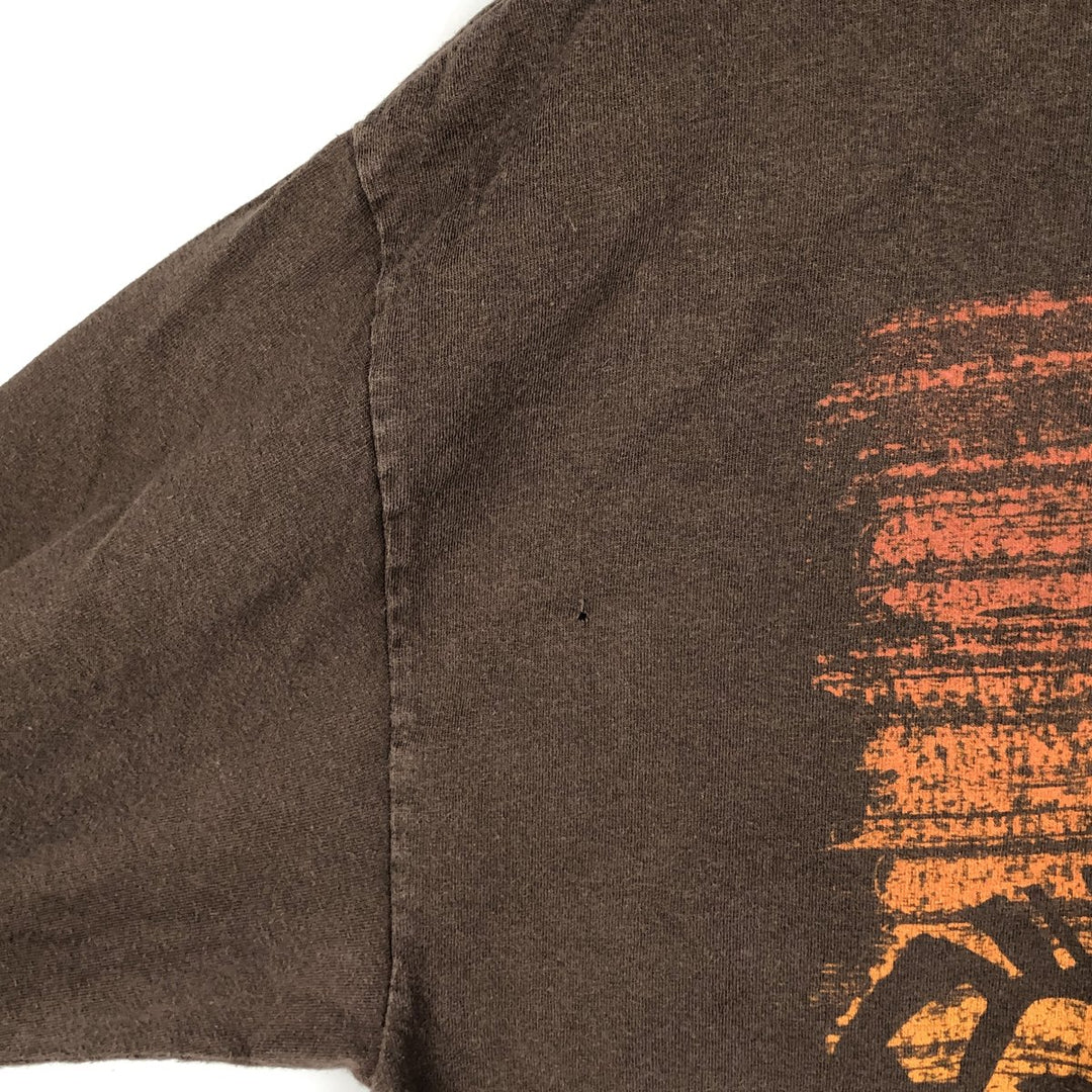 90s-00'S Disney THE LION KING Long Sleeve T-Shirt, Men's XL, Vintage cotton brown type Vintage Second Hand