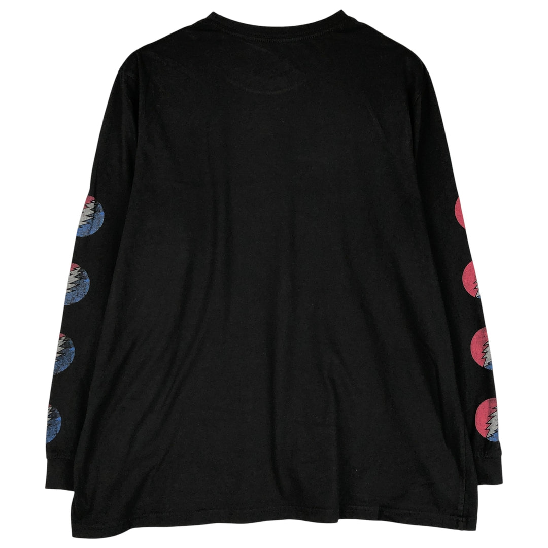 GRATEFUL DEAD Grateful Dead Rock Long Sleeve T-Shirt Band Tee Men's XL cotton black type Vintage Second Hand