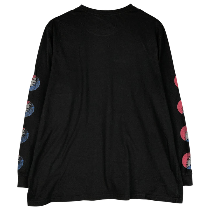 GRATEFUL DEAD Grateful Dead Rock Long Sleeve T-Shirt Band Tee Men's XL cotton black type Vintage Second Hand