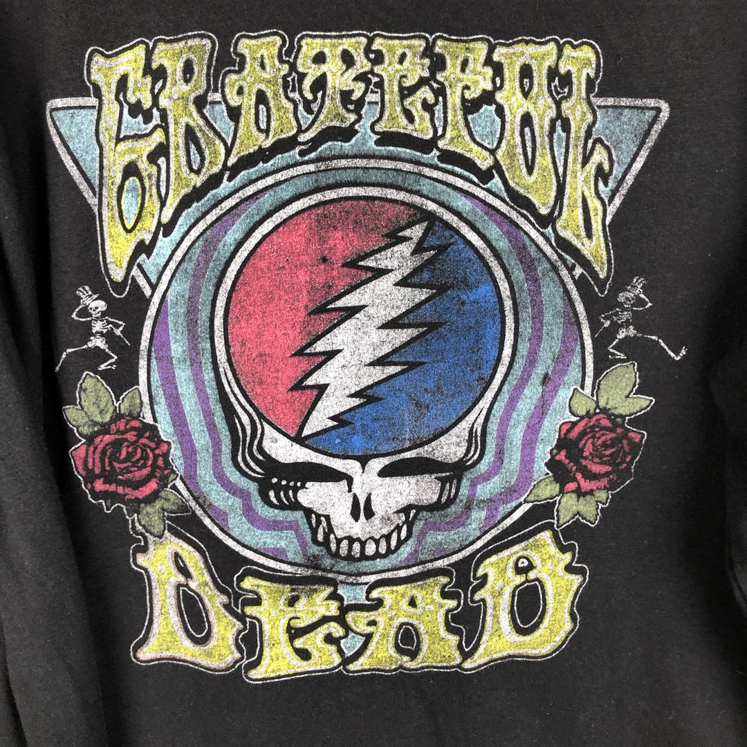 GRATEFUL DEAD Grateful Dead Rock Long Sleeve T-Shirt Band Tee Men's XL cotton black type Vintage Second Hand