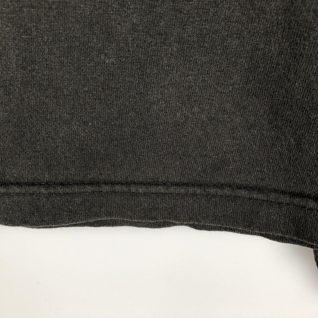 90s-00'S Adidas long-sleeved T-shirt, size M, men's cotton Charcoal Vintage Second Hand