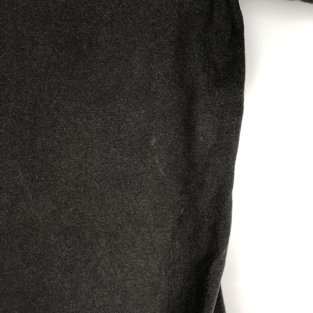 90s-00'S Adidas long-sleeved T-shirt, size M, men's cotton Charcoal Vintage Second Hand