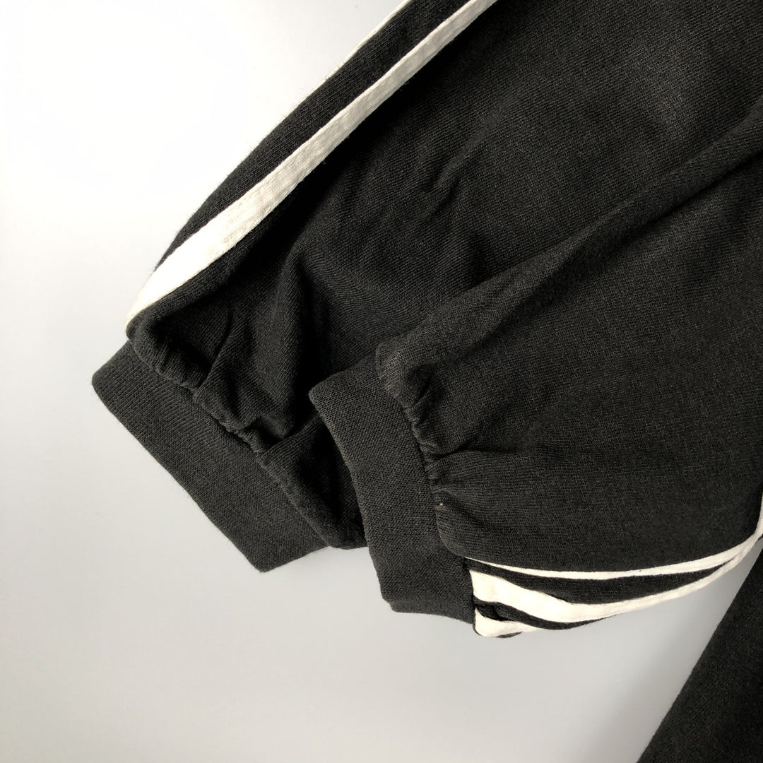 90s-00'S Adidas long-sleeved T-shirt, size M, men's cotton Charcoal Vintage Second Hand