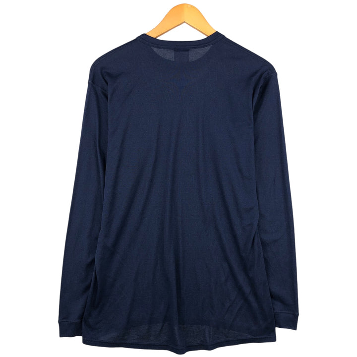 Vintage Patagonia Capilene long-sleeved T-shirt from the 1990s, made in the USA, men's size L polyester navy blue type Vintage Second Hand
