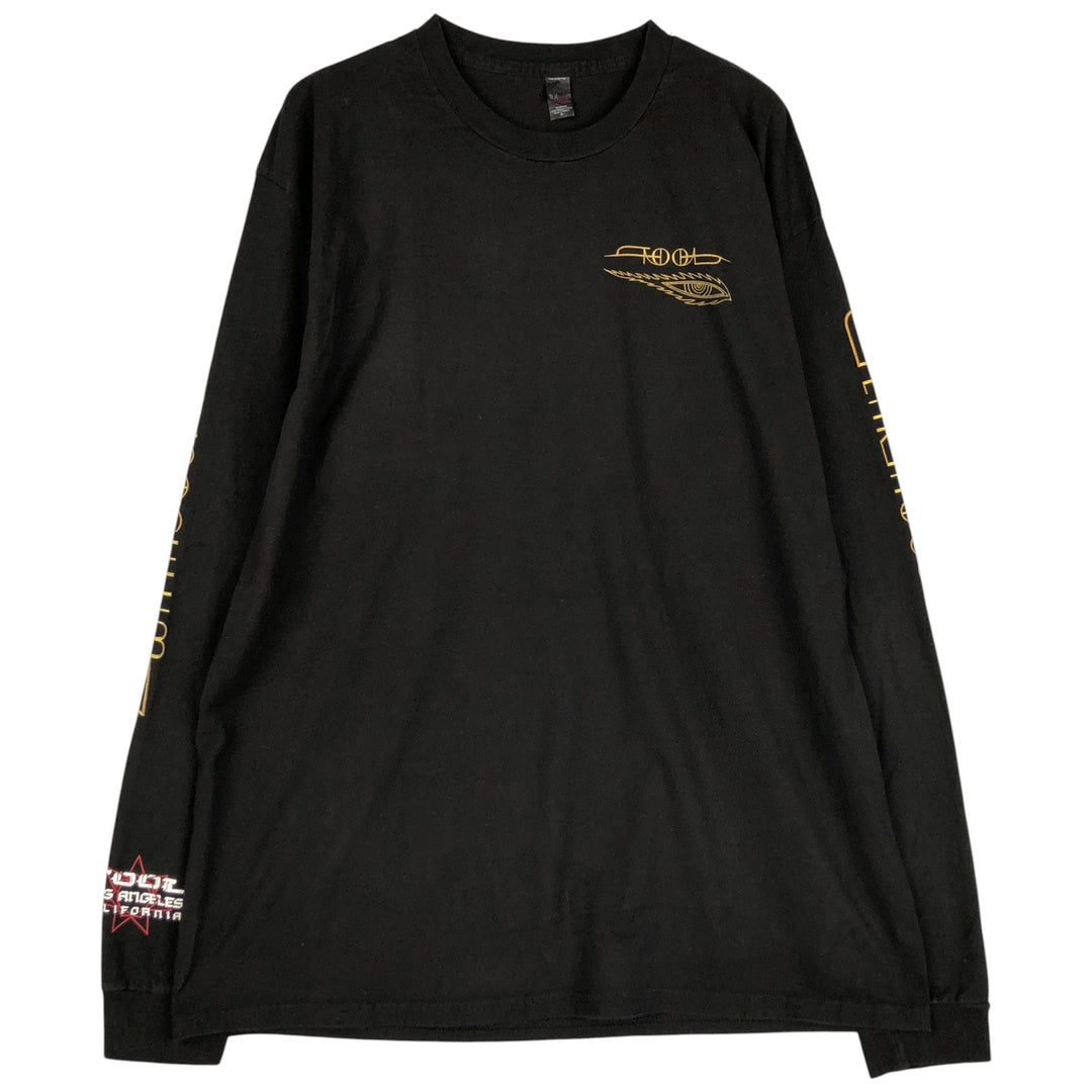 TOOL Metal Print Long Sleeve Band T-Shirt, Men's XL cotton black type Vintage Second Hand