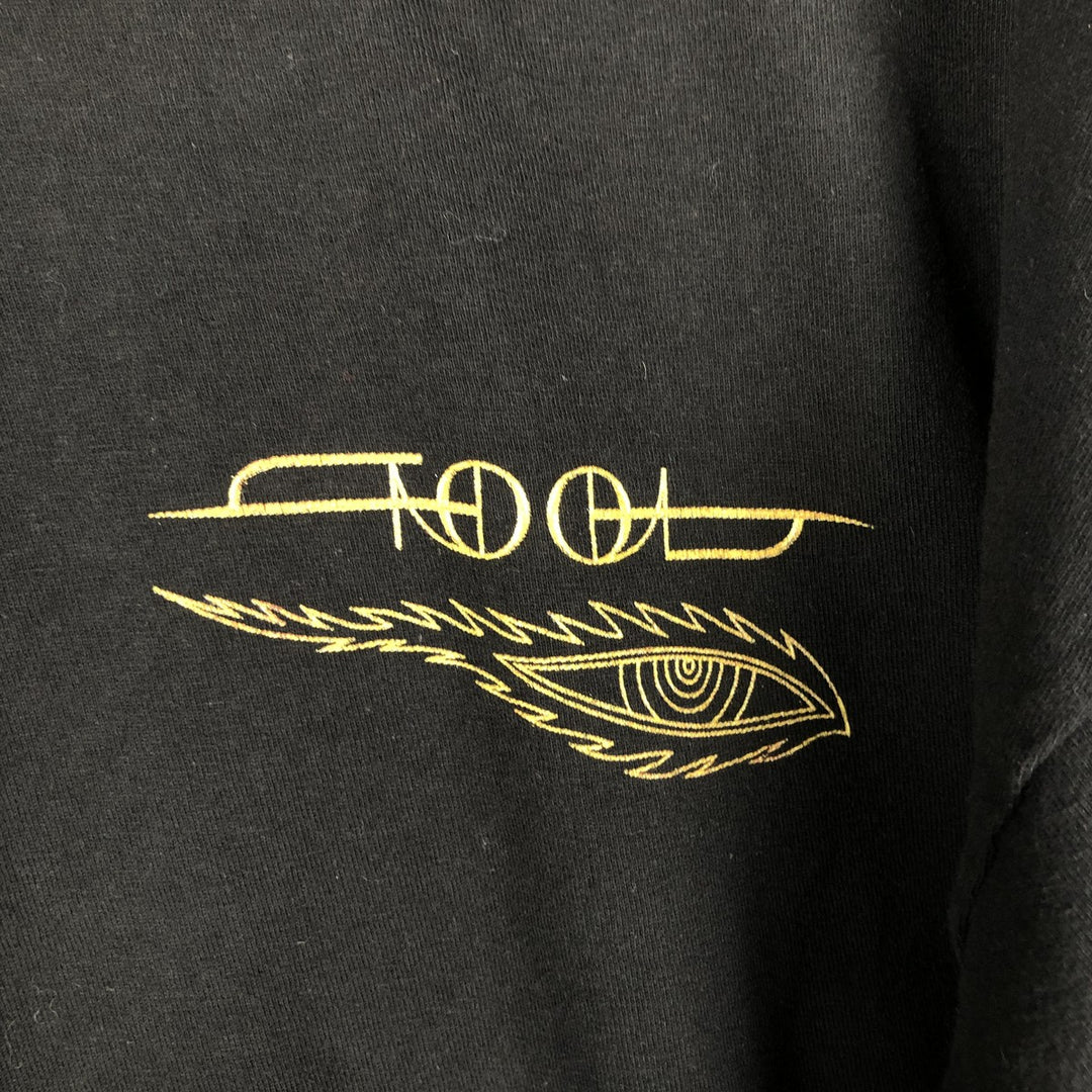 TOOL Metal Print Long Sleeve Band T-Shirt, Men's XL cotton black type Vintage Second Hand