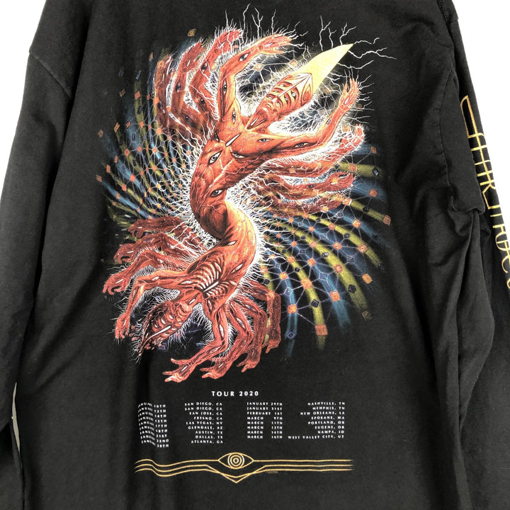 TOOL Metal Print Long Sleeve Band T-Shirt, Men's XL cotton black type Vintage Second Hand