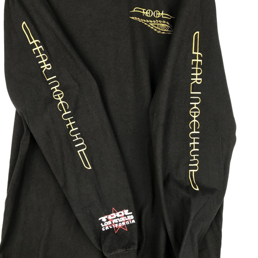 TOOL Metal Print Long Sleeve Band T-Shirt, Men's XL cotton black type Vintage Second Hand