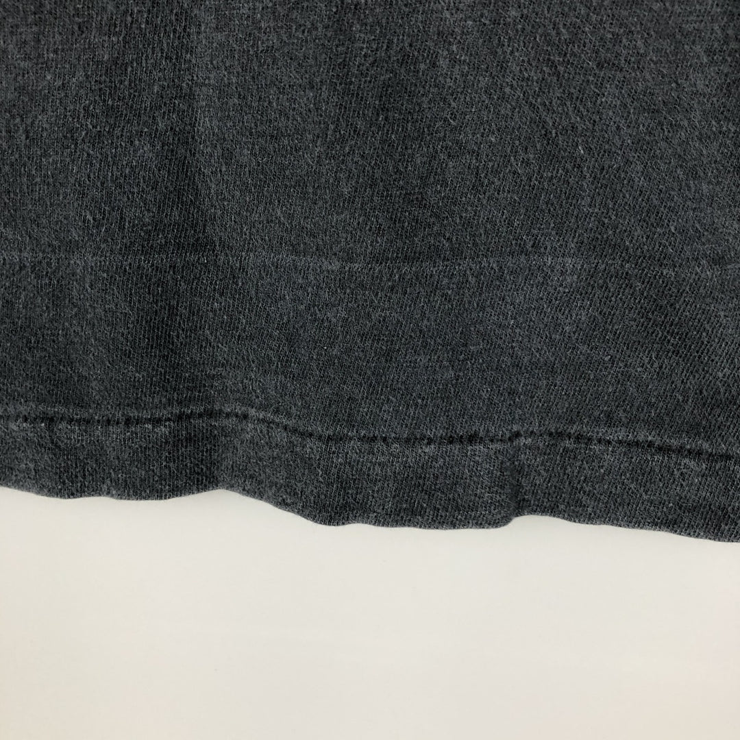 Vintage 1980'S Hanes 100% Cotton Blue Tag Long Sleeve T-Shirt, Made in USA, Men's Size L cotton navy blue type Vintage Second Hand