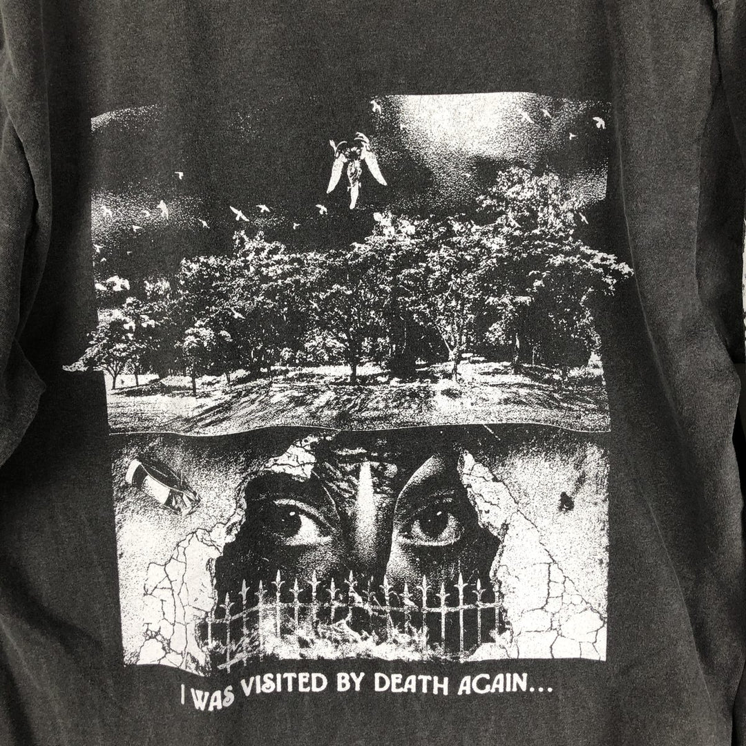 Knocked Loose Long Sleeve Band T-Shirt, Men's Size L unclear black type Vintage Second Hand