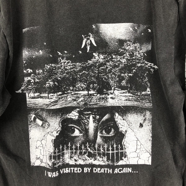 Knocked Loose Long Sleeve Band T-Shirt, Men's Size L unclear black type Vintage Second Hand