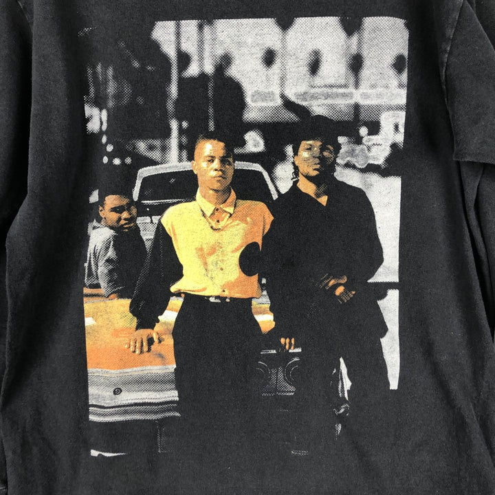YAZBEK BOYZ N THE HOOD Movie Long Sleeve T-Shirt, Men's Size Medium cotton black type Vintage Second Hand