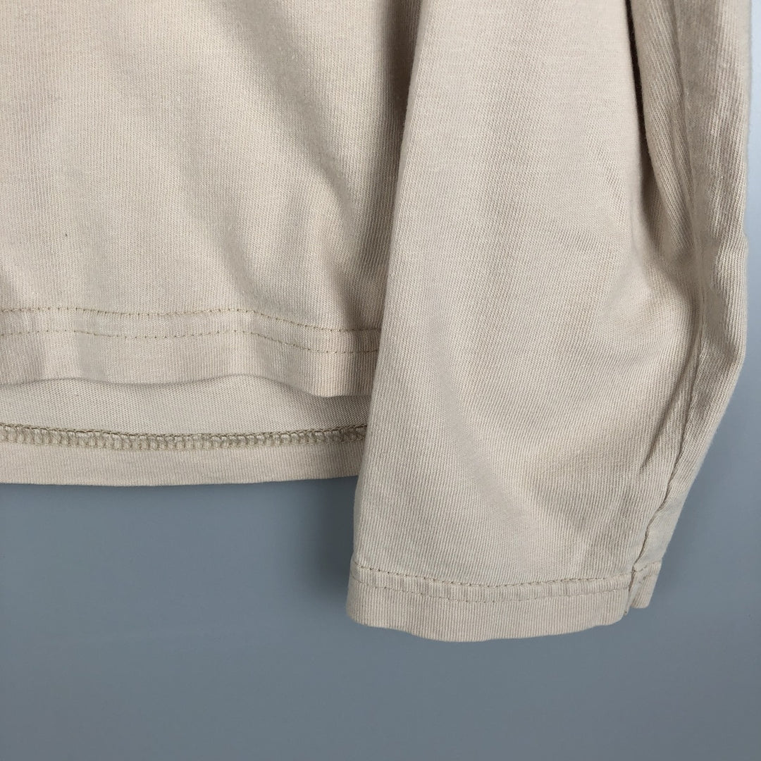 Patagonia Organic Cotton Long Sleeve T-Shirt, Men's Medium cotton Beige type Vintage Second Hand