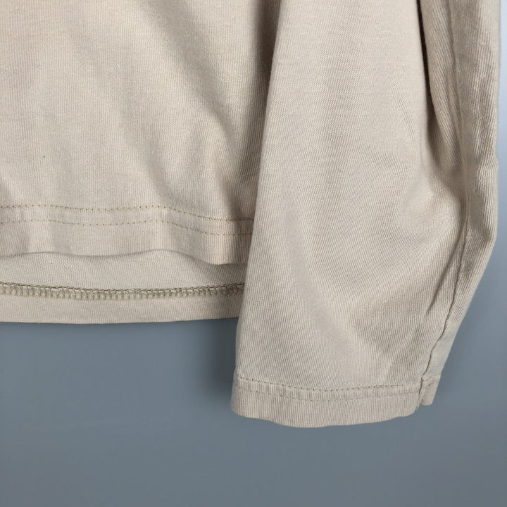 Patagonia Organic Cotton Long Sleeve T-Shirt, Men's Medium cotton Beige type Vintage Second Hand