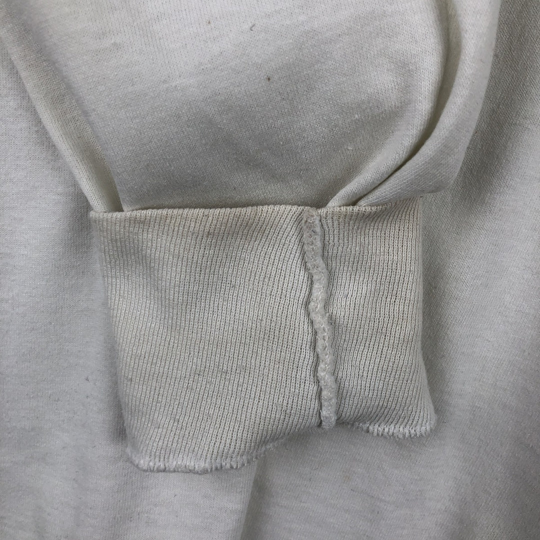 90'S SCREEN STARS Long Sleeve T-Shirt Made in USA Men's XL Vintage cotton pale white type Vintage Second Hand