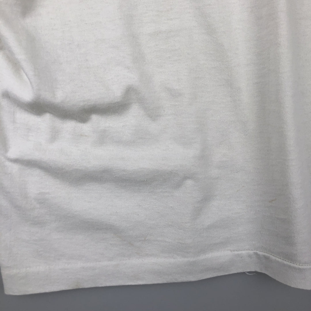 90'S SCREEN STARS Long Sleeve T-Shirt Made in USA Men's XL Vintage cotton pale white type Vintage Second Hand
