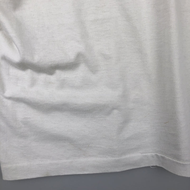 90'S SCREEN STARS Long Sleeve T-Shirt Made in USA Men's XL Vintage cotton pale white type Vintage Second Hand