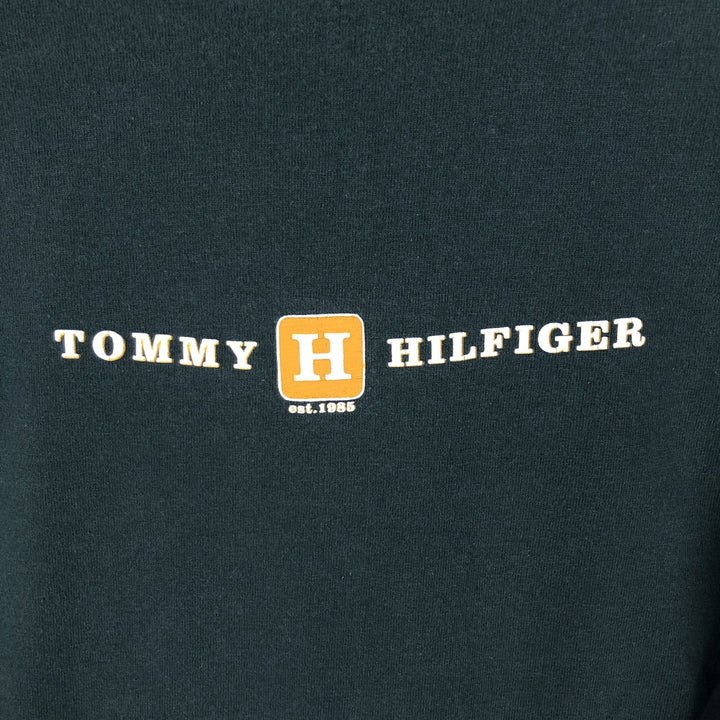 Tommy Hilfiger long-sleeved T-shirt, men's XXL cotton Green type dark green Vintage Second Hand