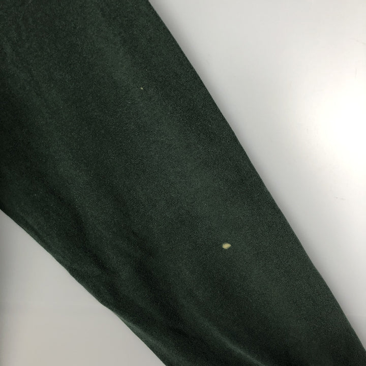 Tommy Hilfiger long-sleeved T-shirt, men's XXL cotton Green type dark green Vintage Second Hand
