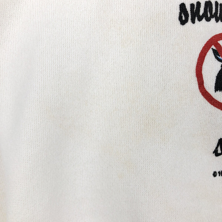 Vintage 90'S Jostens printed sweatshirt, made in the USA, men's size XL polyester white type Vintage Second Hand