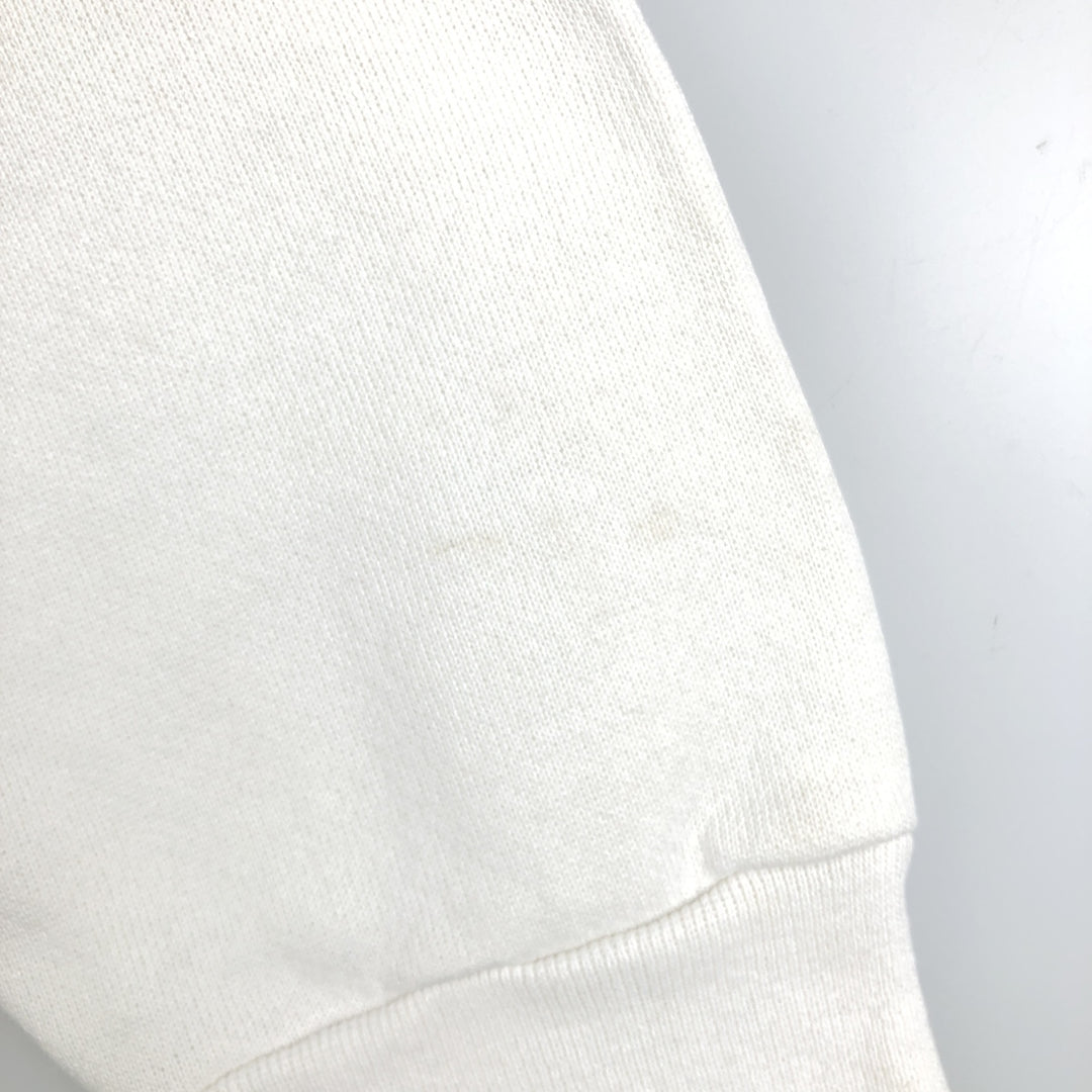 Vintage 90'S Jostens printed sweatshirt, made in the USA, men's size XL polyester white type Vintage Second Hand