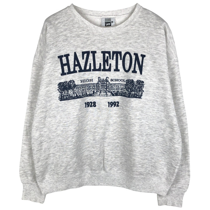 Vintage 90'S Lee printed sweatshirt, made in the USA, men's size XL cotton gray type Vintage Second Hand