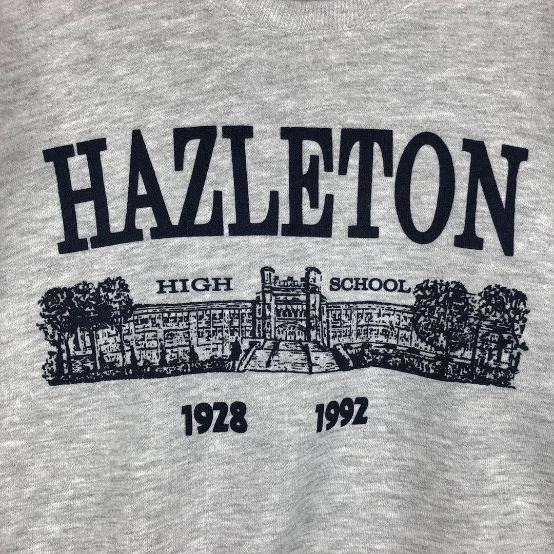 Vintage 90'S Lee printed sweatshirt, made in the USA, men's size XL cotton gray type Vintage Second Hand