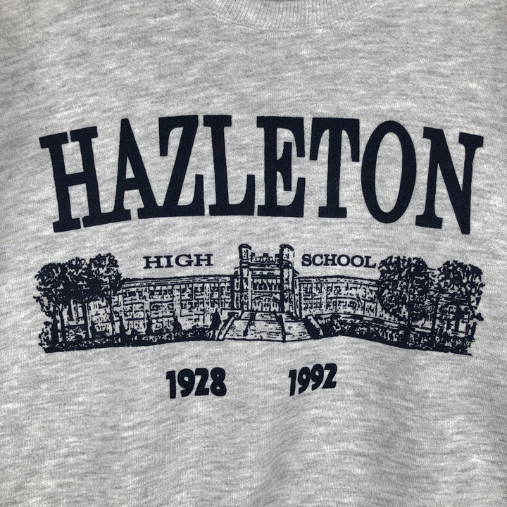 Vintage 90'S Lee printed sweatshirt, made in the USA, men's size XL cotton gray type Vintage Second Hand