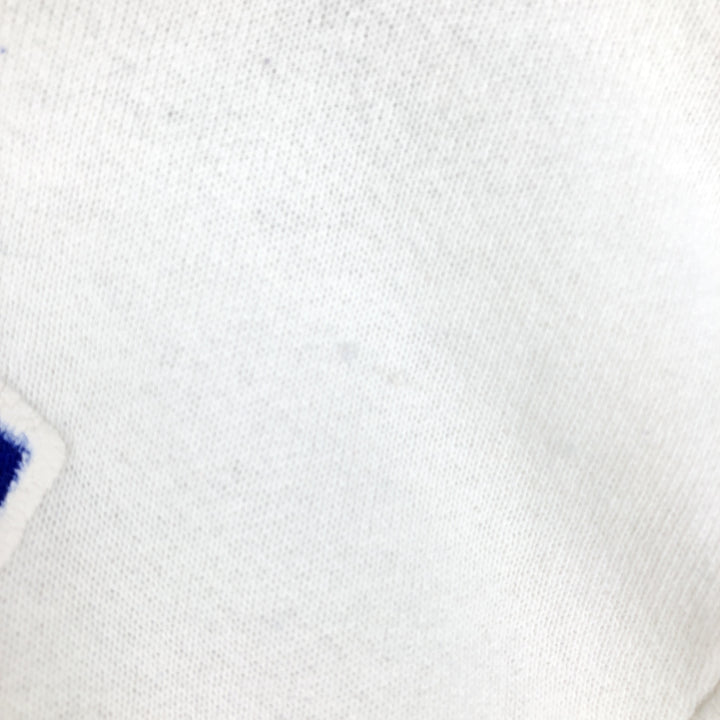 90'S Fruit of the Loom printed sweatshirt, men's size L, vintage unclear white type Vintage Second Hand