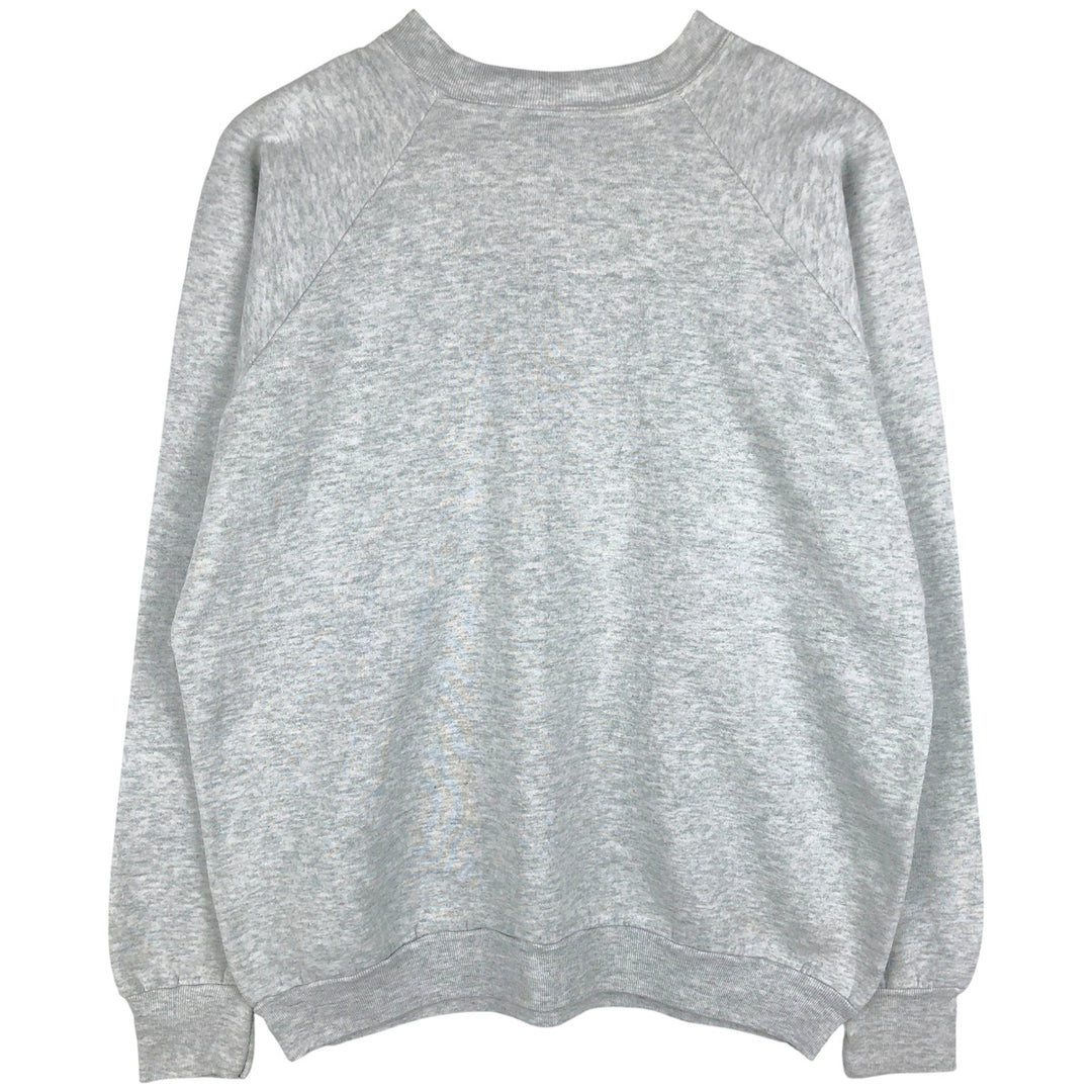 90'S Fruit of the Loom College Sweatshirt, Made in USA, Men's XL, Vintage cotton gray type Vintage Second Hand