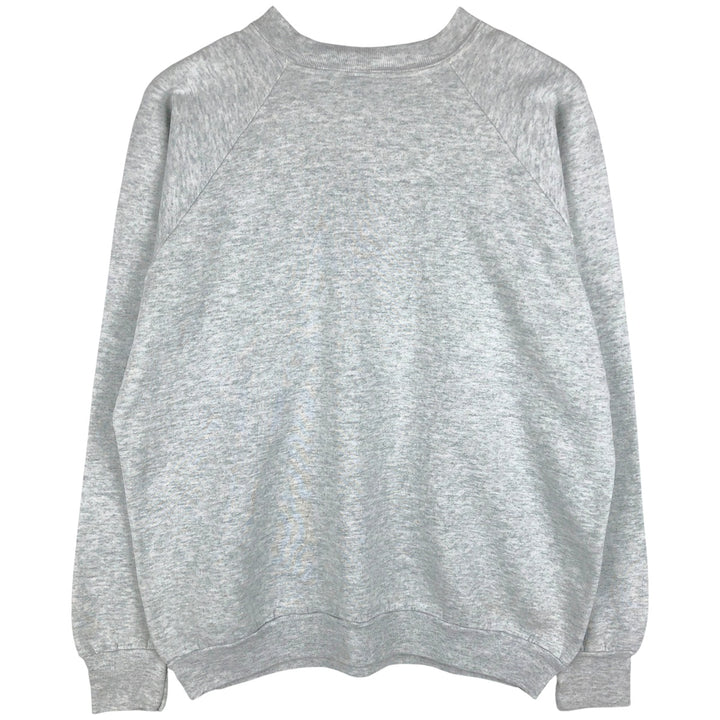 90'S Fruit of the Loom College Sweatshirt, Made in USA, Men's XL, Vintage cotton gray type Vintage Second Hand
