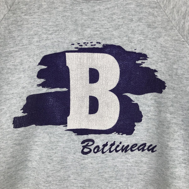 90'S Fruit of the Loom College Sweatshirt, Made in USA, Men's XL, Vintage cotton gray type Vintage Second Hand