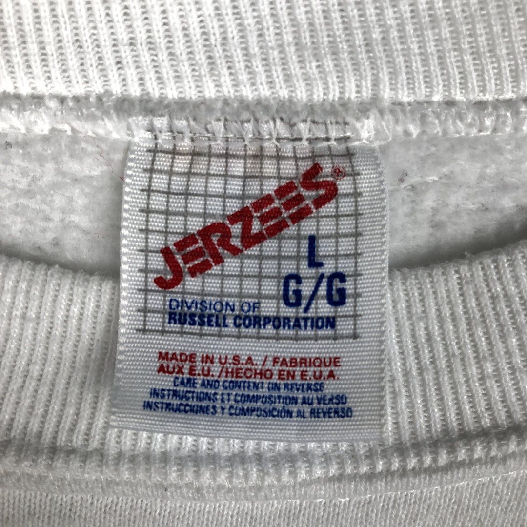 Vintage 80s-90'S Jersey Dilbert print sweatshirt, Made in USA, Men's Size L cotton white type Vintage Second Hand