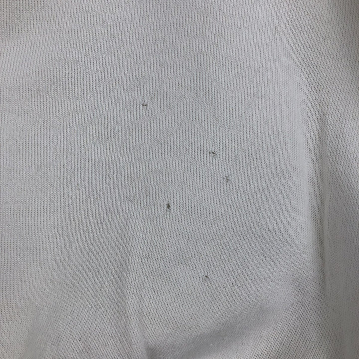 Vintage 1980'S Hanes blue tag print sweatshirt, men's size XL cotton white type Vintage Second Hand
