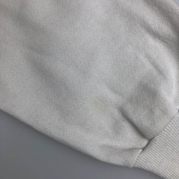 Vintage 1980'S Hanes blue tag print sweatshirt, men's size XL cotton white type Vintage Second Hand