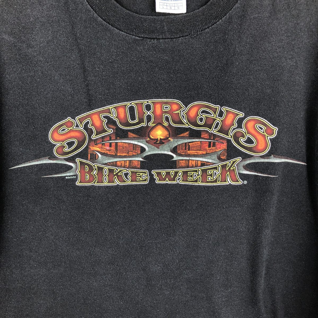 DELTA PROWEIGHT Long Sleeve T-Shirt, Men's Size L cotton black type Vintage Second Hand