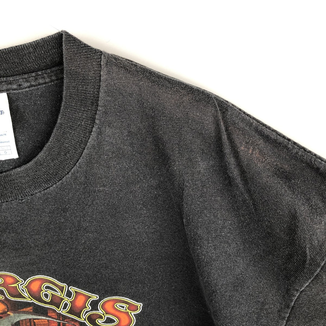 DELTA PROWEIGHT Long Sleeve T-Shirt, Men's Size L cotton black type Vintage Second Hand