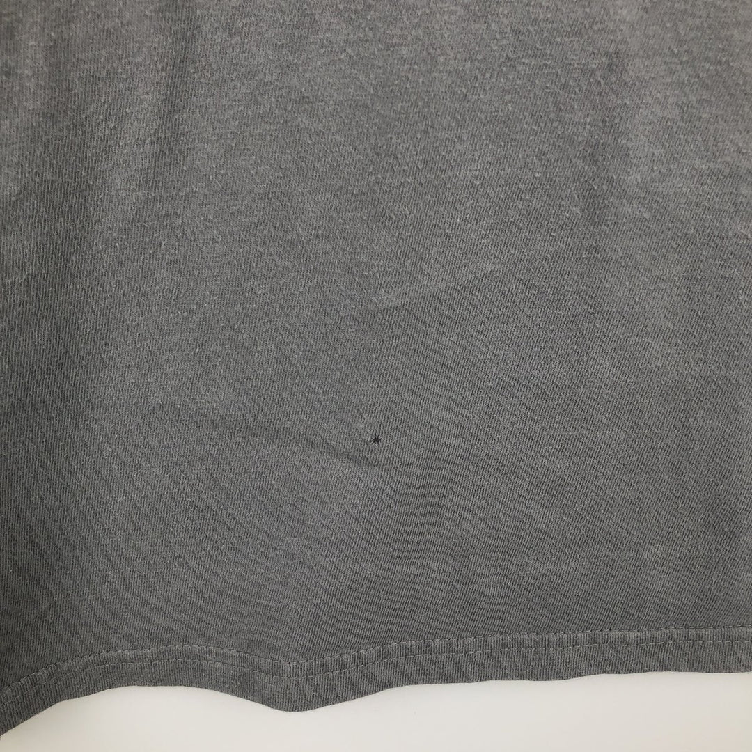 Harley-Davidson Skull Pattern Motorcycle Long Sleeve T-Shirt, Men's Size XL cotton gray type Vintage Second Hand
