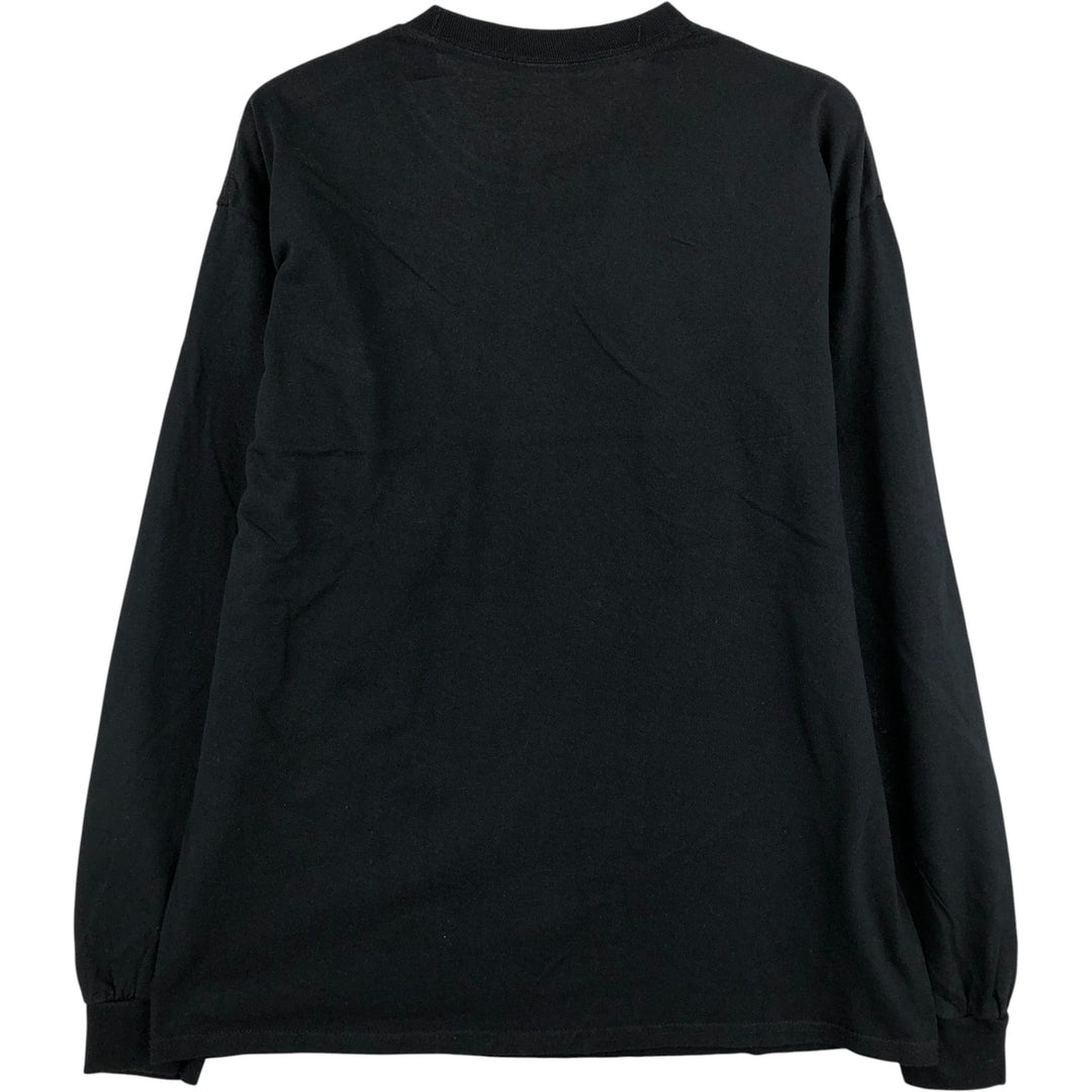 FULLMETAL ALCHEMIST Character Print Long Sleeve T-Shirt, Men's Size L cotton black type Vintage Second Hand